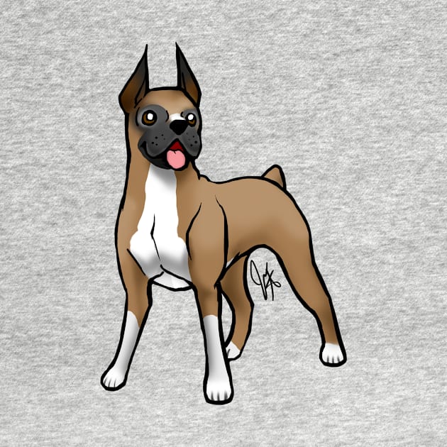 Dog - Boxer - Fawn by Jen's Dogs Custom Gifts and Designs